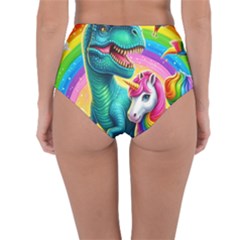 Reversible High-Waist Bikini Bottoms 