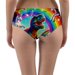 Reversible Mid-Waist Bikini Bottoms 