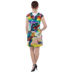 Drawstring Hooded Dress 