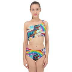 Spliced Up Two Piece Swimsuit 