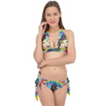 TRex/unicorns Tie It Up Bikini Set