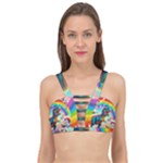 TRex/unicorns Cage Up Bikini Top