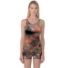 One Piece Boyleg Swimsuit 