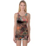 abstraction 22 One Piece Boyleg Swimsuit