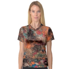 V-Neck Sport Mesh T-Shirt 