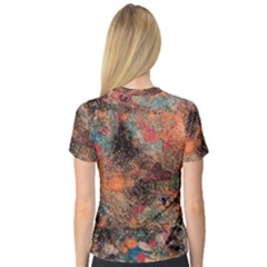 V-Neck Sport Mesh T-Shirt 