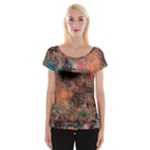 abstraction 22 Cap Sleeve Top