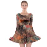 abstraction 22 Long Sleeve Skater Dress