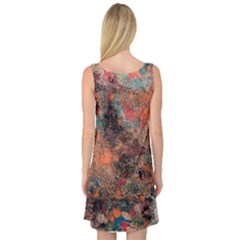 Sleeveless Satin Nightdress Back