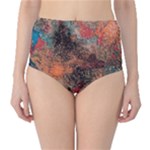 abstraction 22 Classic High-Waist Bikini Bottoms