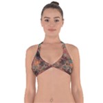 abstraction 22 Halter Neck Bikini Top