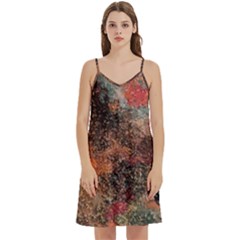 Mini Camis Dress With Pockets 