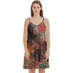 abstraction 22 Mini Camis Dress With Pockets