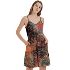 Mini Camis Dress With Pockets 