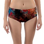 abstraction 22 Reversible Mid-Waist Bikini Bottoms
