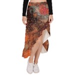 abstraction 22 Asymmetrical Ruffle Hem Skirt 