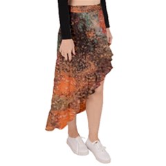 Asymmetrical Ruffle Hem Skirt  