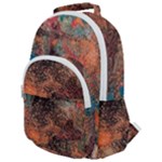 abstraction 22 Rounded Multi Pocket Backpack