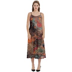 Casual Spaghetti Strap Midi Dress 