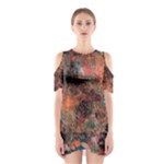 abstraction 22 Shoulder Cutout One Piece Dress