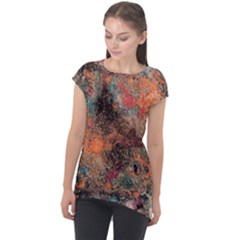 Cap Sleeve High Low Top 