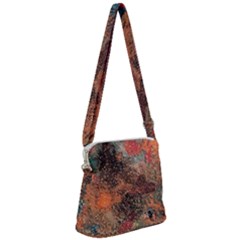 Zipper Messenger Bag 