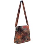 abstraction 22 Zipper Messenger Bag