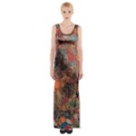 abstraction 22 Thigh Split Maxi Dress