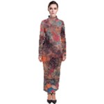 abstraction 22 Turtleneck Maxi Dress