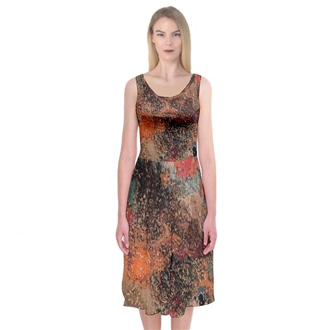 abstraction 22 Midi Sleeveless Dress from ArtsNow.com