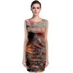 abstraction 22 Classic Sleeveless Midi Dress