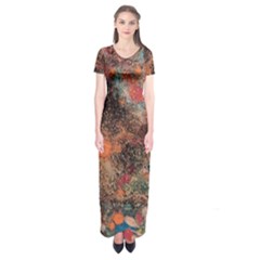 Short Sleeve Maxi Dress 