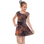 abstraction 22 Kids  Cap Sleeve Dress