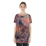 abstraction 22 Skirt Hem Sports Top