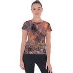 abstraction 22 Short Sleeve Sports Top 