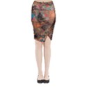 Midi Wrap Pencil Skirt 