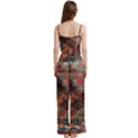 Spaghetti Top Long Pants Satin Pajamas Set 