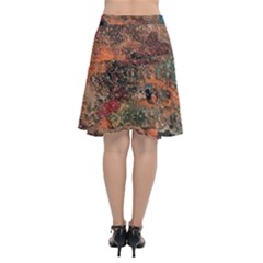 Chiffon Wrap Front Skirt 