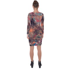 Asymmetric Cut-Out Shift Dress 