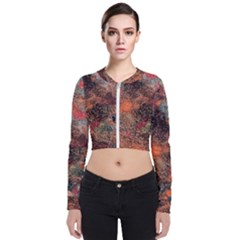 Long Sleeve Zip Up Bomber Jacket 
