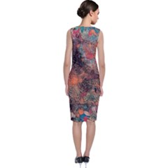 Sleeveless Velvet Midi Dress 