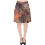 abstraction 22 Velvet High Waist Skirt