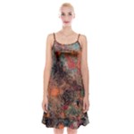 abstraction 22 Spaghetti Strap Velvet Dress