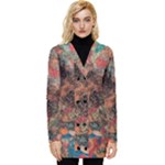 abstraction 22 Button Up Hooded Coat 