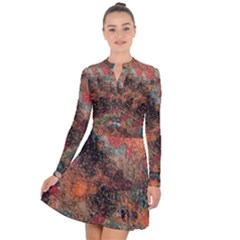 Long Sleeve Panel Dress 