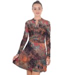 abstraction 22 Long Sleeve Panel Dress
