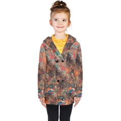 Kids  Double Breasted Button Coat 