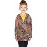 abstraction 22 Kids  Double Breasted Button Coat