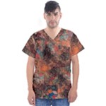 abstraction 22 Men s V-Neck Scrub Top