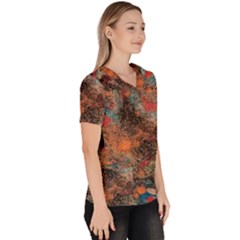 Women s V-Neck Scrub Top 